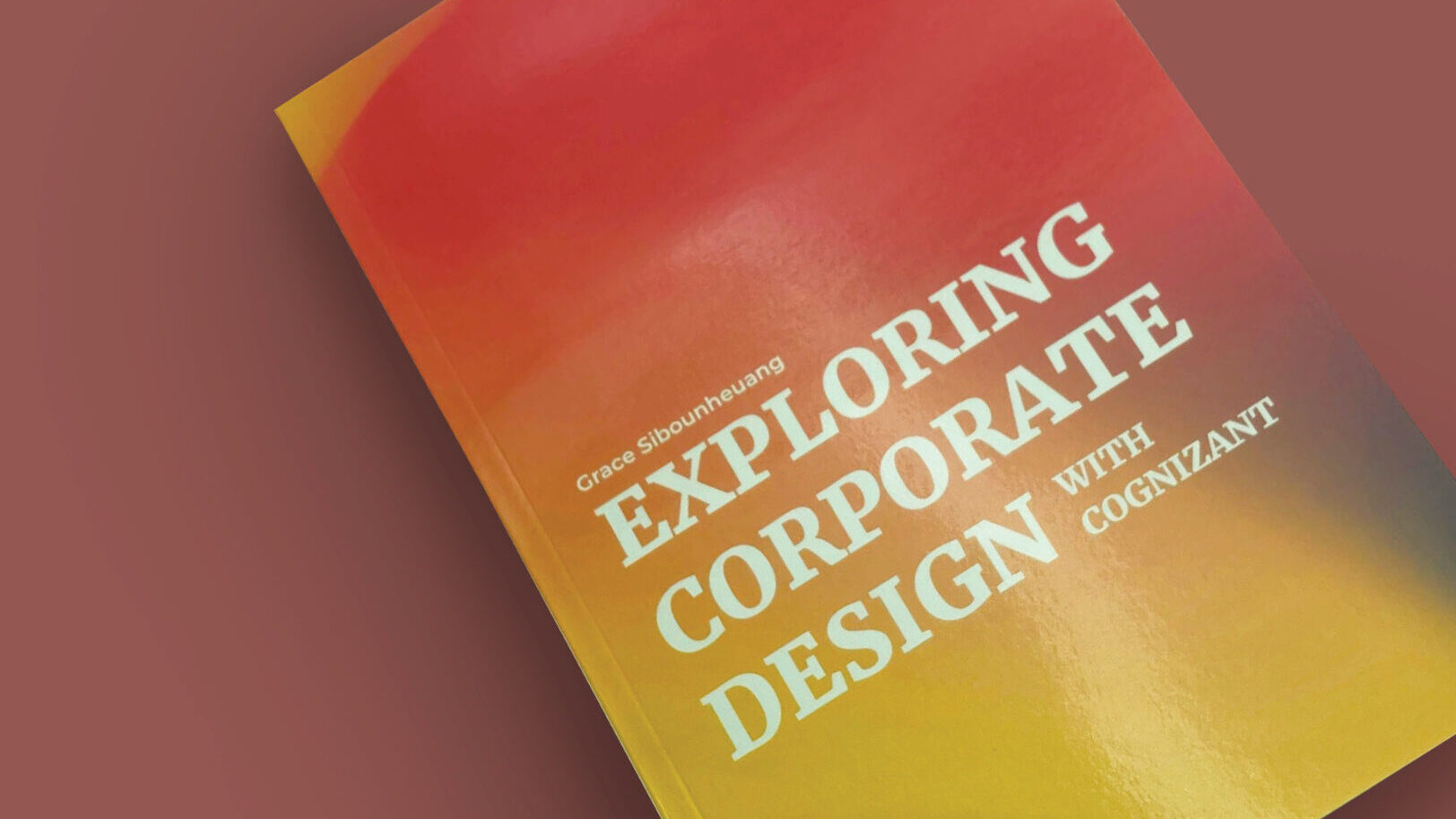 Cropped image of internship booklet.